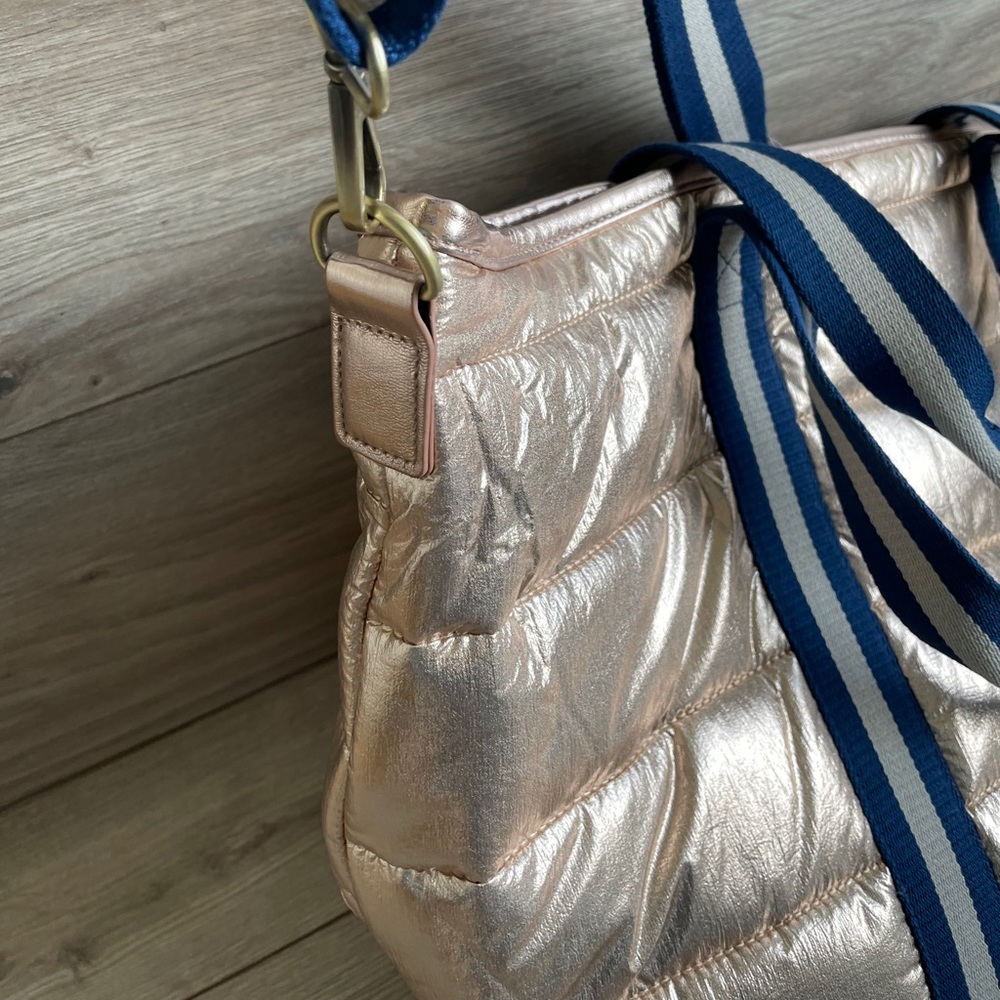 NEW! Anthropologie Quilted Weekender Bag - Picture 11 of 12